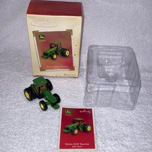 Hallmark 2003 Christmas John Deere model 8420 tractor ornament